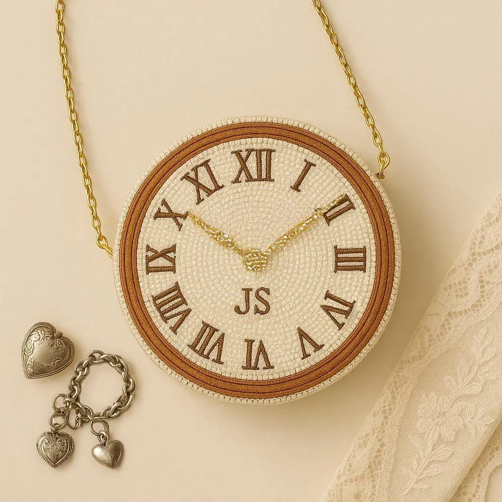 Clock Clutch Purse