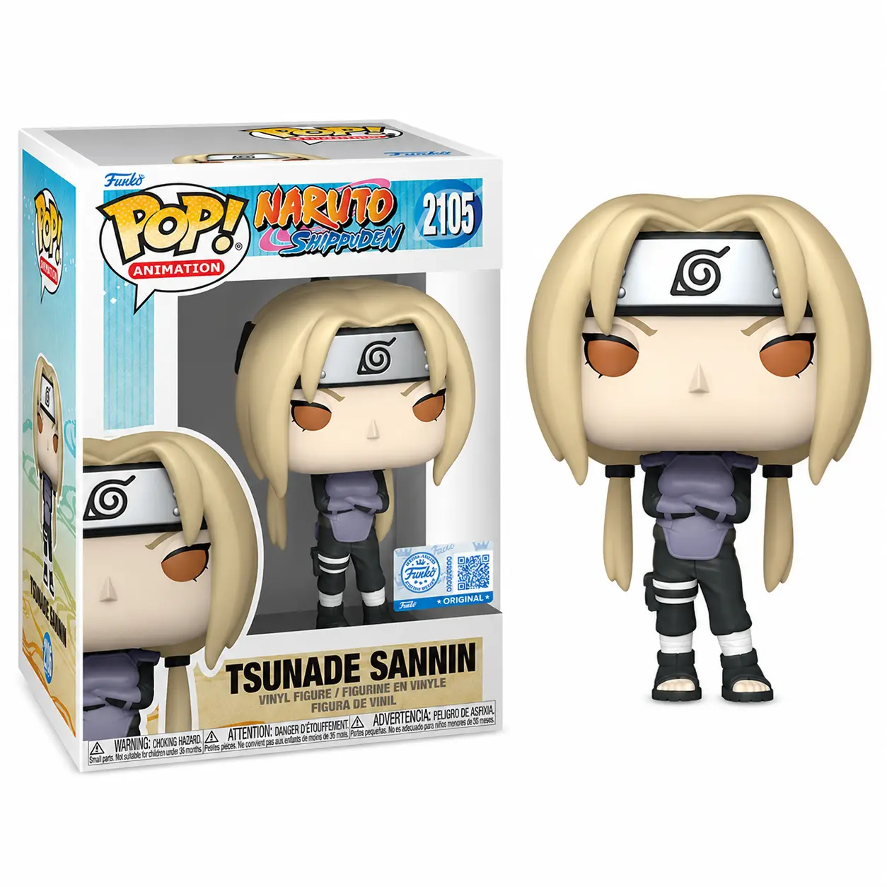 Funko Pop Tsunade Sannin #2105 Naruto Shippuden Vinyl Figure Anime Collectible