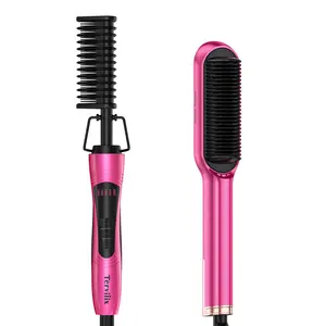 Terviiix Electric Hot Comb and Terviiix Ionic Hair Straightener Brush