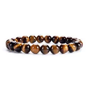 Cherry Tree Collection | Stretch Bracelet | 8mm Beads (Tiger's Eye)