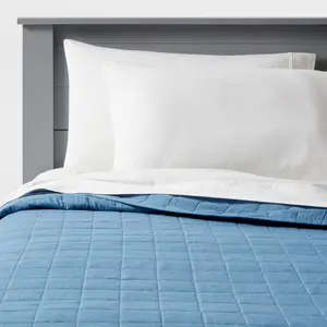 Full/Queen Value Quilt Bergen Blue - Pillowfort