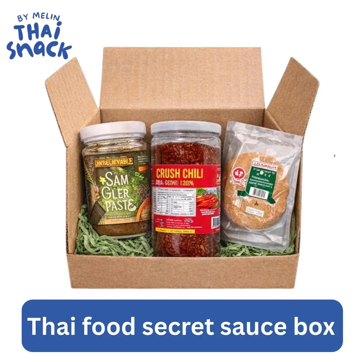 Thai Secret Garlic Paste Sauce - Sugar-Sweetened Spicy Dip with Crushed Chili, Rich-Flavor Cooking Essential for Chili Dishes, Drunken Noodles, Crush Chili