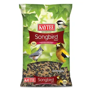 Kaytee Songbird Wild Bird Seed Food, Blended for Grosbeaks, Chickadees, Titmice, Cardinals, Nuthatches & More, 5 / 7 Pounds