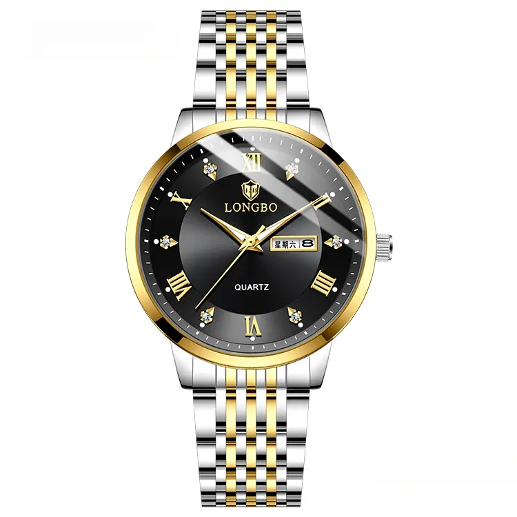 Men's Classic Dress Watch - Roman Numeral Dial with Crystal Accents, Dual  Day & Date Display, Quartz Movement, The Ultimate Timeless Gift for Him for  Work, Events & Special Occasions - TikTok Shop