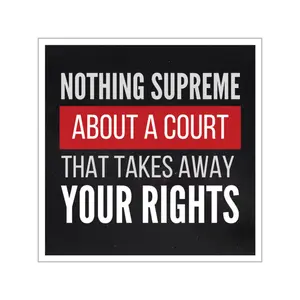 Supreme Court Sticker, Democracy Sticker, Anti Trump Sticker, Biden Sticker
