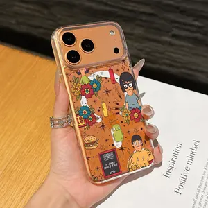 Fashion Cartoon Style Bob's Burgers Magnetic Magsafe Phone Case, Anti-Drop Shockproof Ultra-Thin Protective Cover for iPhone 17/16 Pro Max