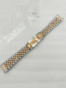 20mm Jubilee Bracelet, 316L Stainless Steel Sliding Buckle Strap, Fits Seiko Daytona Dive Model Datejust Gmt Watch