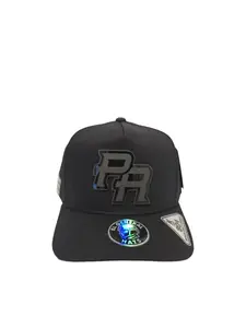 Gorra P Rico, Black Snapback with P Rico, Gorra de alta calidad