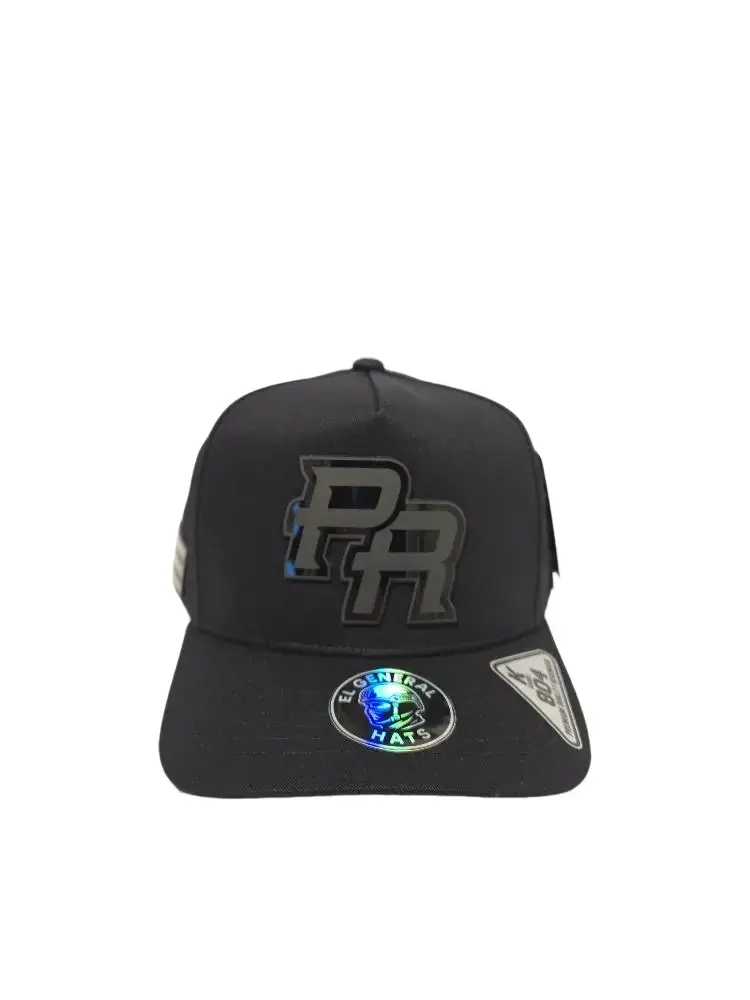 Gorra P Rico, Black Snapback with P Rico, Gorra de alta calidad