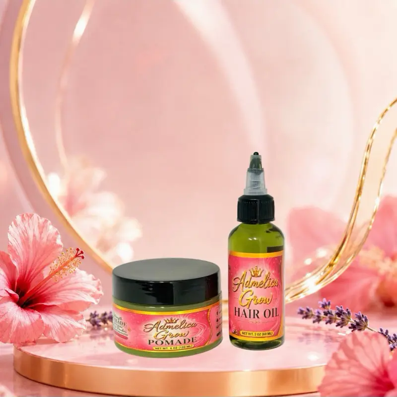 Oil 2 oz Hair Pomade 4 oz Set - Natural Hair Care for Healthy Locks
