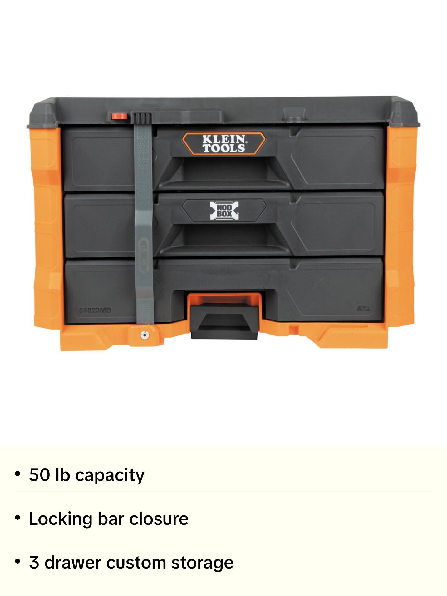 Klein Tools 54823MB Three Drawer Toolbox
