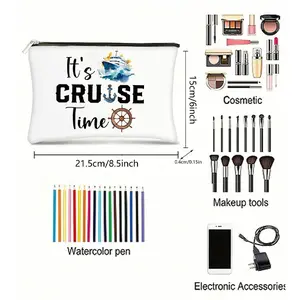 Storage bag, toiletry bag, cosmetic organizer, multifunctional storage bag, bohemian style, multifunctional, reusable, easy to clean, mold-resistant, breathable, ideal gift for friends, family, tea room, anniversaries, graduations, and weddings