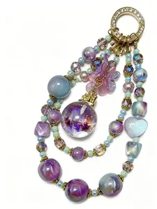 diy phone chain bag chain keychain beads kit materials handmade gift