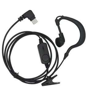 Earpiece for Walkie Talkie Noise Reduction for Two Way Radio Headset Type-C Interface Headset