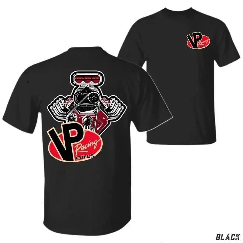 Graphic T-shirt VP Racing Fuels V8 Engine Tee - Tropical Car Lover T-shirt, Full Size & Color, Men's Summer Fashion, Soft Cotton Unisex Crewneck, Casual Streetwear Fitted Top Menswear Womenswear