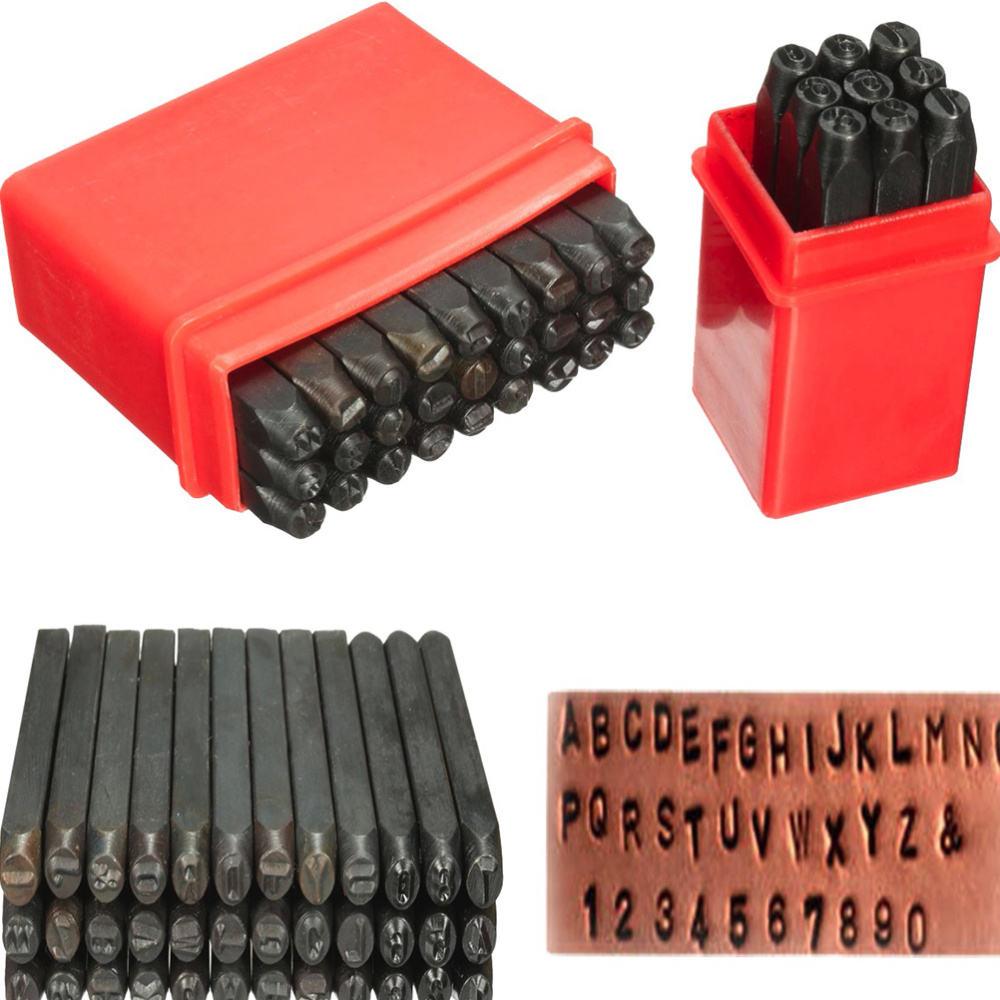 Jewelry Stamping Kit with A-Z Letter Stamps, Ring Sizer, Hammer & Polishing Tools - Complete Jewelry Making Set for Metal Stamping & DIY Jewelry