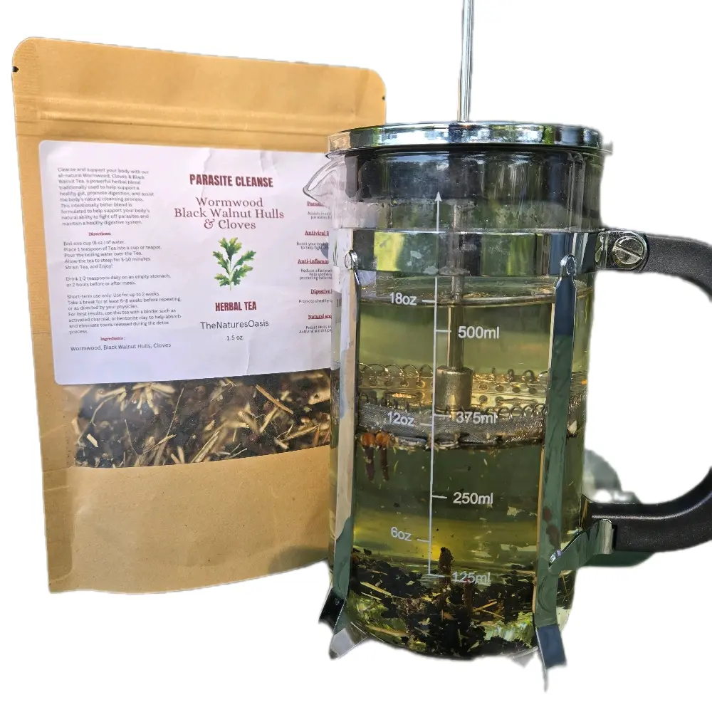 3 Combination Tea | Tea Bags| Wormwood, Blackwalnut Hulls, Organic Cloves, Parasite Detox Tea