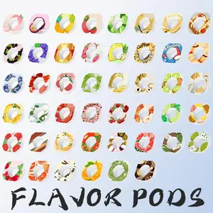Random Color Colorful Flavor Pods, 5 Counts Scented Flavor Pods for Water Bottle, Refreshing Beverage Accessory, Easy-to-use Aromatic Infuser, Drinkware