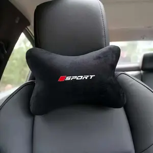 Premium Car Neck Pillow Removable Headrest, Soft Comfortable Material, High-Quality Sports Design, Fits Bmw Audi Mercedes Ford Toyota Honda Mazda