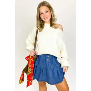 Gramm Boat Neck Ribbed Knit Sweater - BACK IN STOCK