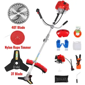 A 70.86" x 13.77" 3-in-1 Gasoline-Powered Lawn Mower—A Compact, Multi-functional Household Tool. This backpack-style agricultural machine serves as a grass trimmer, soil cultivator, and trench opener—the perfect gift for a husband, designed