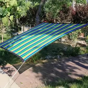 Outdoor Restaurant Sunshade Net, Colorful UV Protection Fabric, Includes Installation Rope, Multi-Functional Privacy Screen
