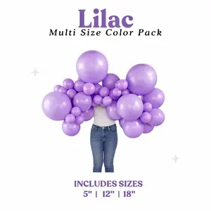 Lilac Balloon Pack with Optional Add-Ons