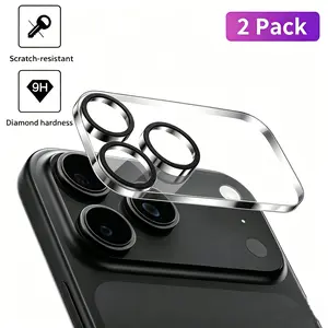 Camera Lens Protector for iPhone 17 Air/17 Pro, 9H Tempered Glass, Anti-Scratch, Case Friendly, Does Not Affect Night Shots, HD Clear, 6.5-Inch Display (2-PACK Clear)