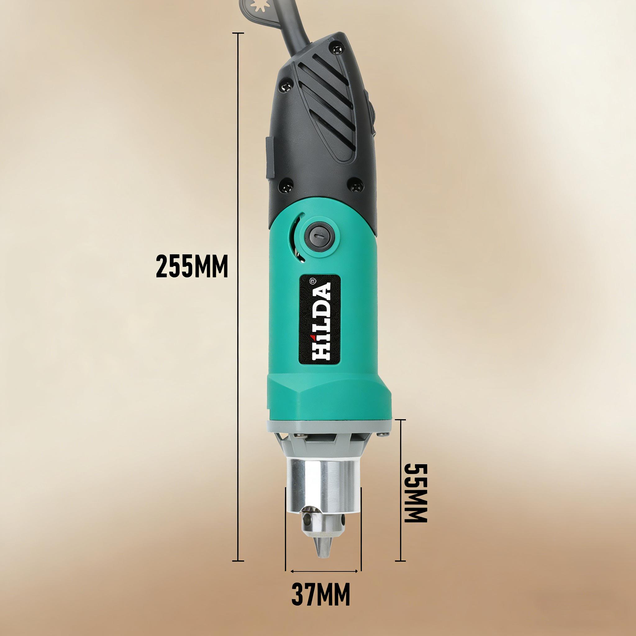 HILDA 500W Rotary Tool Kit 6 Variable Speed 176pcs Accessories Set for Crafting Projects DIY Creations 35000 RPM Max Power Motor