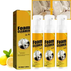 Multifunctional Car Foam Cleaner, Foam Cleaner, All Around Master Foam Cleaner,Foam Cleaner Spray for Car, Multi Purpose Foam No Flushing Grease-free Cleaner (3PCS 100ml) interior cleaner