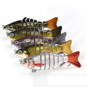 Fishing Lures Multi Jointed Fish Fishing Kits Slow Sinking Lifelike Swimbait Freshwater and Saltwater Crankbaits for Bass Trout Bass Lures