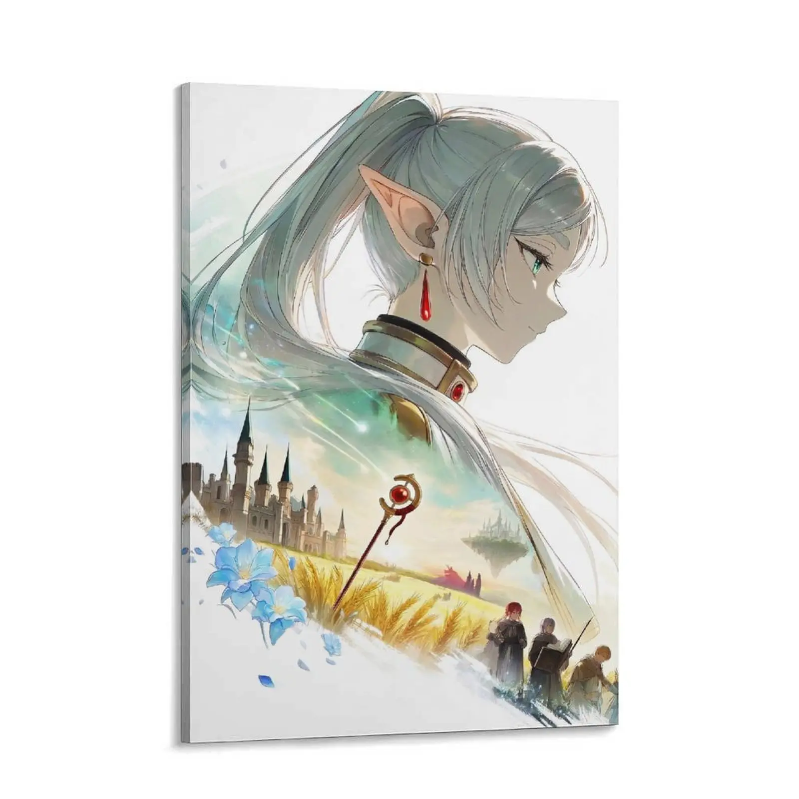 Frieren: Beyond Journey's End Anime Poster: Minimalist Manga Art Print,room decor,house decor,poster,Anime,manga lover,anime wall art