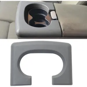 Compatible with F150 Cup Holder Pad Replacement 2004-2014, Bench Seat Center Console Cup Holder Armrest Pad Replacement (Dark Grey)
