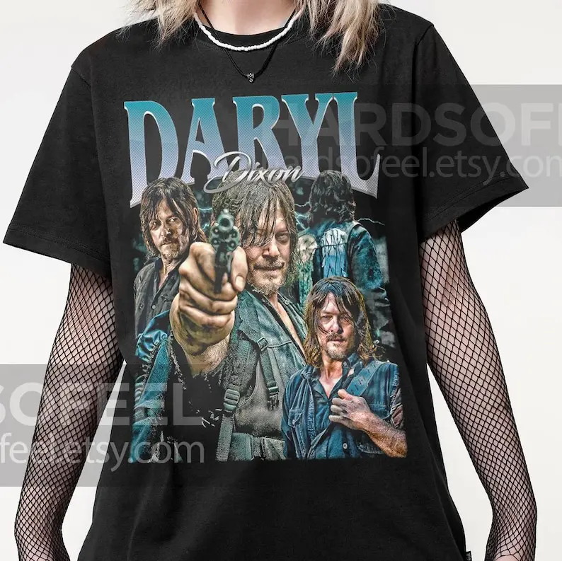 Daryl Dixon Unique Vintage T-Shirt, Gift For Women and Man Unisex T-Shirt