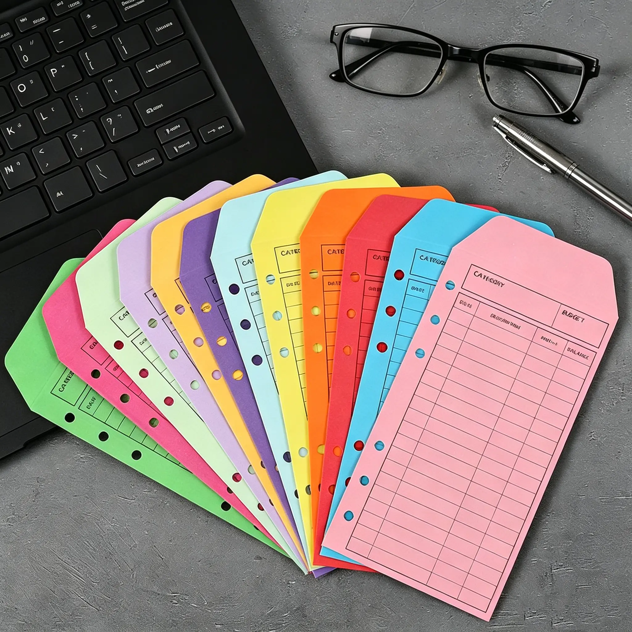 12-Budget Envelope Binder Set– Simple Budget Binder to Stop Overspending, BackToSchool,Track Bills & Build Better Money Habits | Reusable Financial Planner Kit