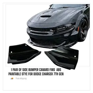 Mocean Autoparts 7th gen Dodge Charger downforce fins. Made from strong abs plastic.