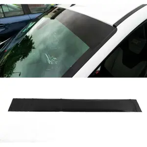 HilBeliF Universal Front Windshield Tint Strip, 5.51x0.79in  Window Tint Film with Scraper, PVC Auto Tint Film, Black  Windshield Sun Strip Tint for ,