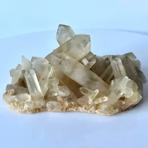 Natural Citrine Crystal Cluster · The Beauty of Raw Mineral Formation