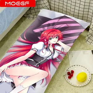 Anime Dakimakura High School D×D Rias Gremory Pillow Case Peach Skin 50*150cm Bed Sets Supplies Bed Sheet Set