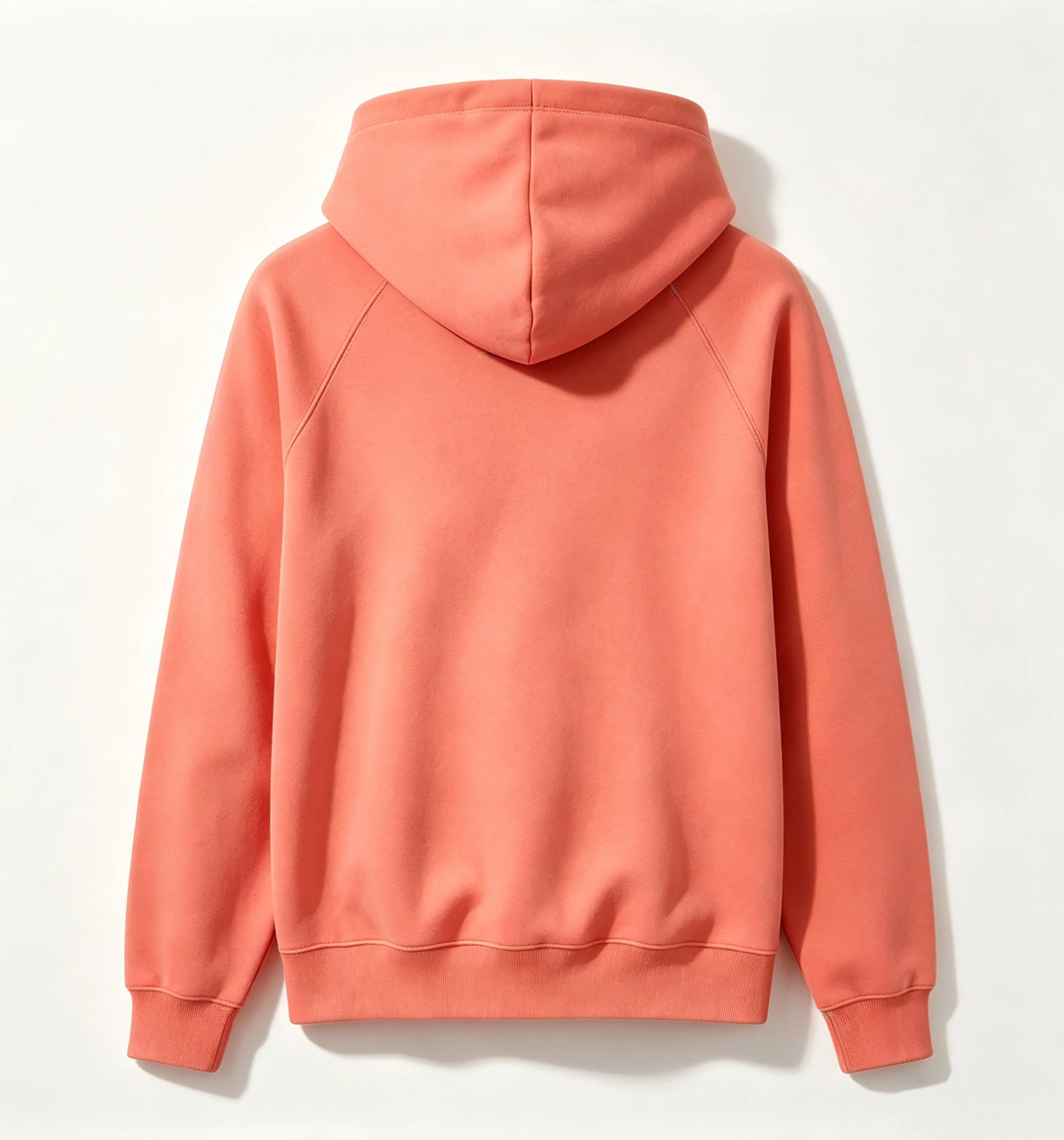 Unisex Coral Pink Pullover Hoodie ‑ Thick Soft Fleece Sweatshirt, Ribbed Cuffs, Loose Casual Fit, Fall Street‑Style Cotton Hoodie - guys gifts【tiktok shop deals】#Sporty Loose‑Fit Apparel#Trendy Casual Tops
