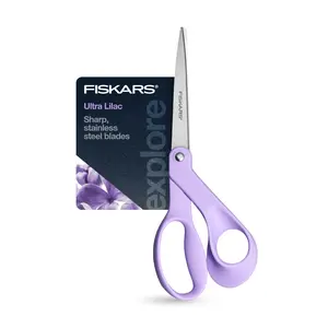 Fiskars Ultra Lilac Scissors, Explore Design Collection