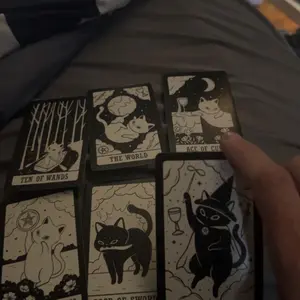 Kitten Tarot Card, 78pcs/set Cat Themed Tarot Card, Divination Tarot Card, Party Card Game, Perfect Gift for Tarot Card Lovers & Pet Lovers, Tarot Card Decks