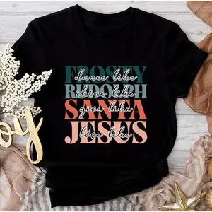 Delivered after Christmas-Retro Christmas T-Shirt, Cute Christmas Gift T-Shirt, Dance Like Frosty Shine Like Rudolph Give Like Santa Love Like Jesus, Christmas Holiday Tee