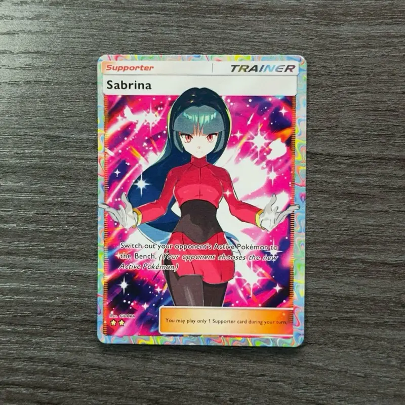 Sabrina Full Art Trainer - Fan Made Art Card - Pokmon TCG Pocket Proxy - TikTok Shop Sabrina Full Art Trainer - Fan Made Art Card - Pokmon TCG Pocket Proxy - TikTok Shop