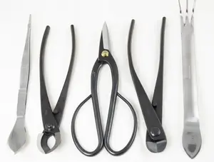 Genuine Japanese Yagimitsu High Quality Professional Bonsai Tool - 5 Pcs Set Kit in Case