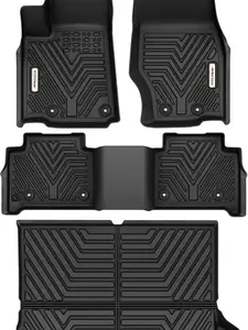 YITAMOTOR Floor Mats and Cargo Mats Compatible with Jeep Grand Cherokee 2022-2025 Custom Fit 1st & 2nd Rows and Trunk, All Weather Full Set