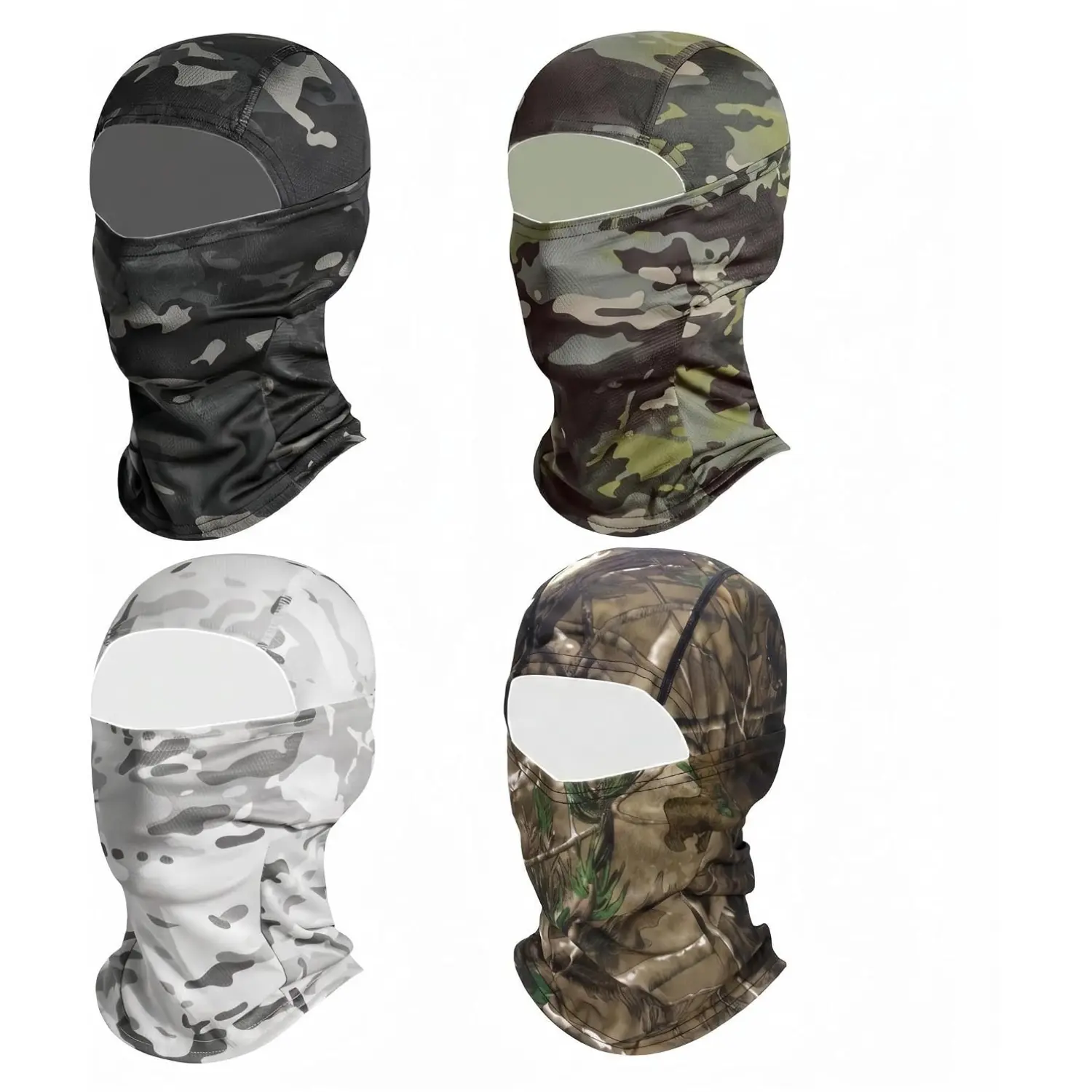 4 Pack Balaclava Face Mask Full Head Hood Breathable Ski Mask for Men Women