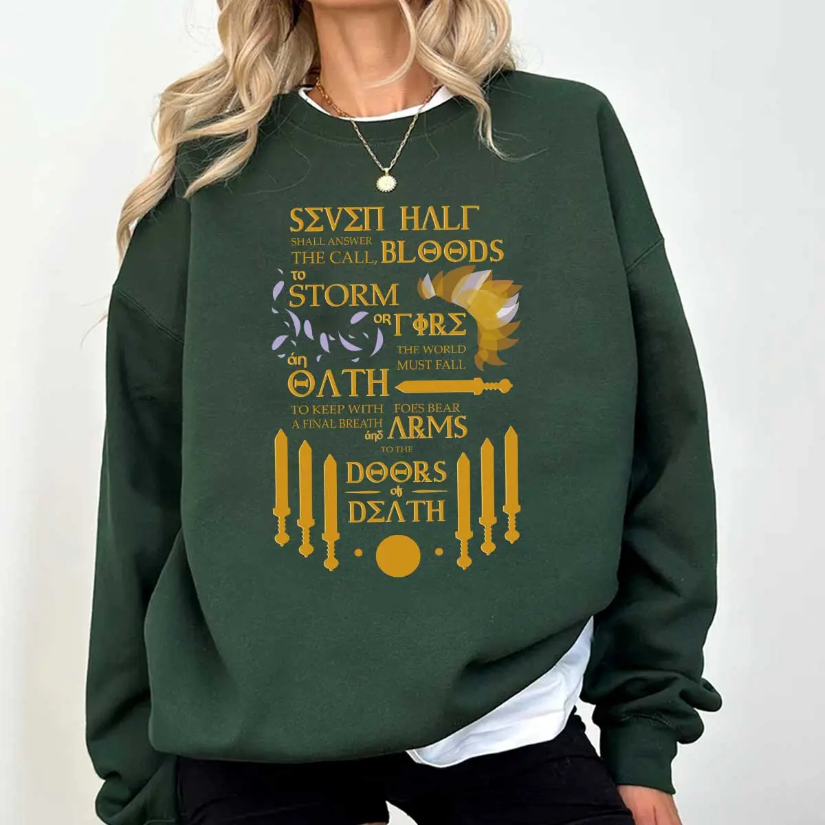 P2rcy J4ckson The Great Prophecy of Seven Shirt Unisex Tshirt Sweatshirt Hoodie Cotton Crewneck