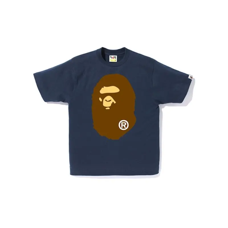 BAPE Big Ape Head Tee Navy (men) by StockX