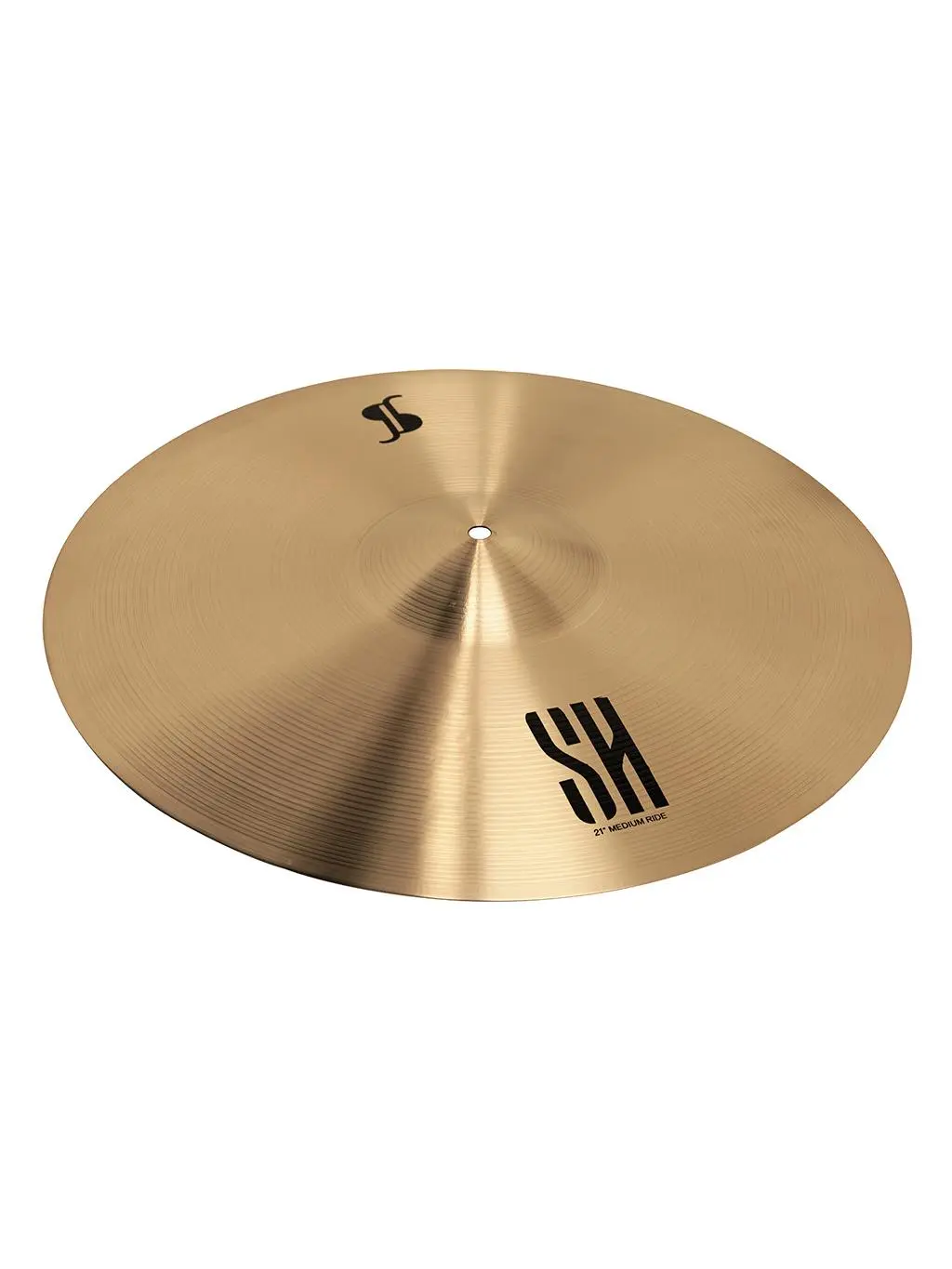 Stagg 19424 21 In.. Bronze Medium Ride Cymbal - Balanced Design for Beginners, Polished Finish, Reliable Performance for Everyday Use
